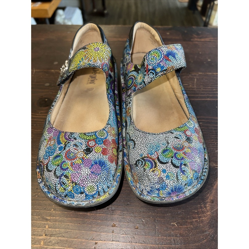 Alegria Women's Shoes Sz 41 / 10.5 Paloma Hippie Chic Dottie Peace PAL-356 - Picture 2 of 9